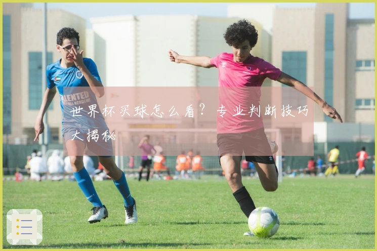 世界杯买球怎么看?专业判断技巧大揭秘